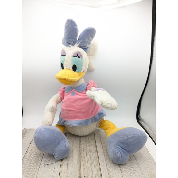 Disney Daisy Duck Plush Stuffed Animal Toy 20" - Picture 1 of 6